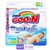 日本原装进口大王（GOO.N）维e纸尿裤S104片超薄透气小号尿不湿