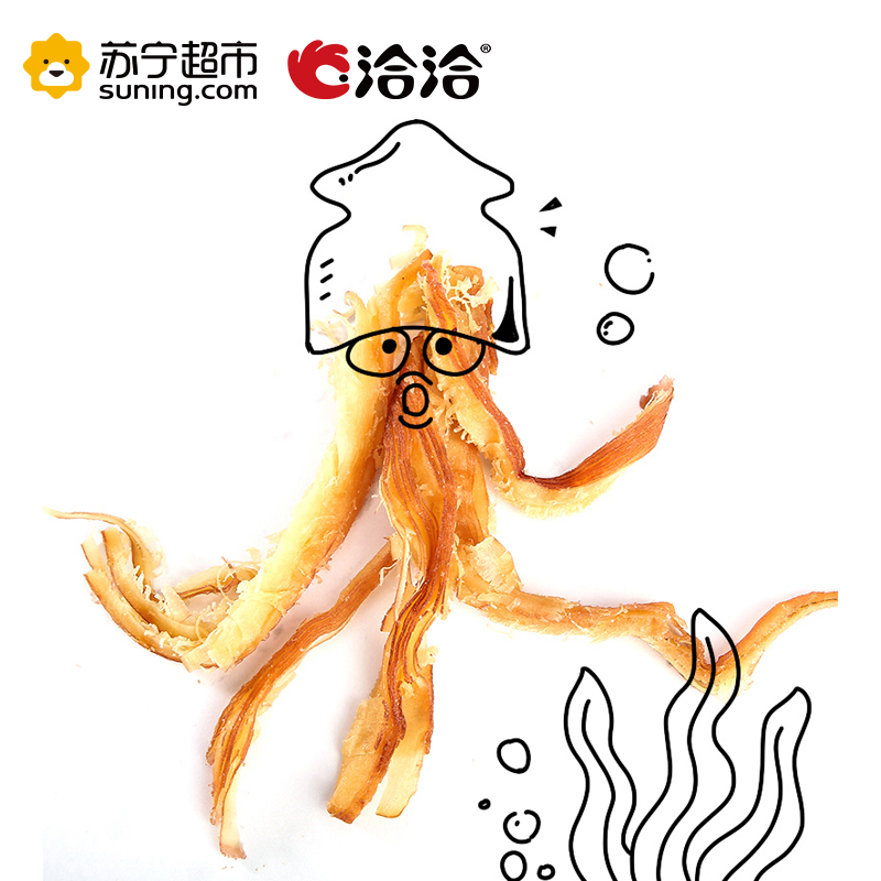 洽洽 味乐园鱿鱼条原味80g 肉卤零食 洽洽出品