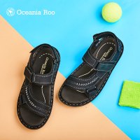 大洋洲.袋鼠(OCEANIA ROO)夏季男士凉鞋2018新款休闲沙滩鞋男凉鞋男潮凉鞋