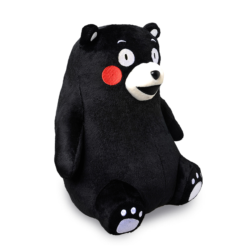 日本正版原装进口 酷MA萌(KUMAMON) 熊本熊毛绒公仔玩具玩偶抱枕 呆萌萌宠可爱毛绒玩偶