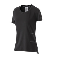 adidas阿迪达斯女装短袖T恤跑步运动服 XS BR9758简单珊瑚粉