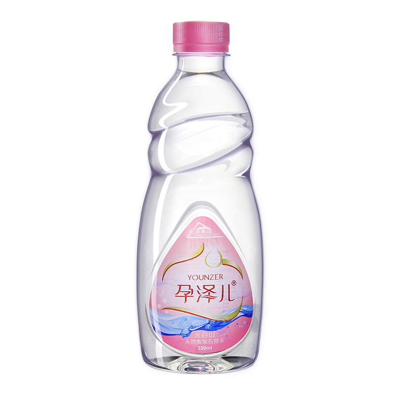 孕泽儿长白山天然麦饭石泉水550ml*12瓶/箱