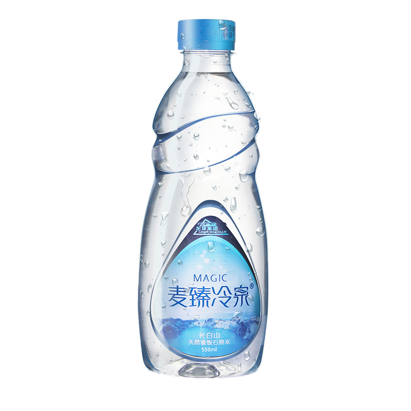 麦臻冷泉 长白山矿泉水 天然麦饭石山泉水550ml*12瓶 整箱