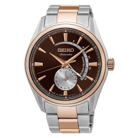 精工(SEIKO)日韩品牌 机械表 男 休闲商务金属表带机械男士手表SSA308J1