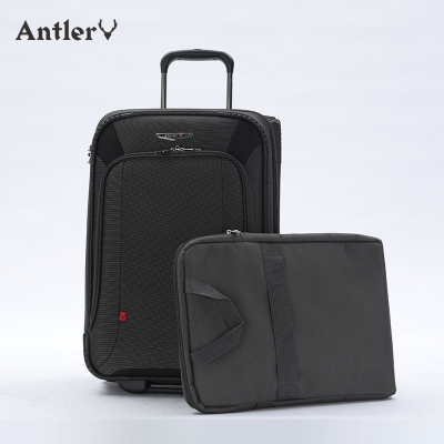 Antler/安特丽商务出差登机箱拉杆行李箱男组合电脑包旅行休闲手提包20寸