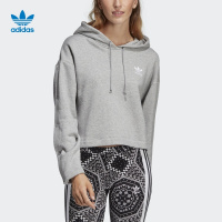 阿迪达斯adidas三叶CROPPEDHOODIE女子套头衫-DX1151