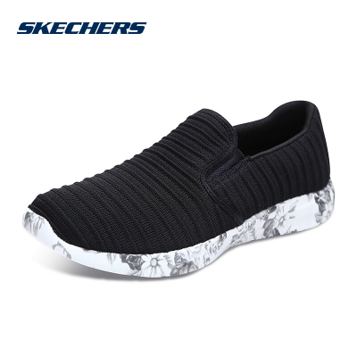 Skechers斯凯奇女鞋新款一脚套布软底懒人运动鞋女