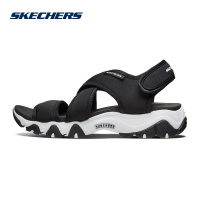 Skechers斯凯奇女鞋夏季厚底增高熊猫凉鞋魔术贴沙滩鞋88888341