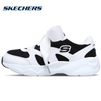 Skechers斯凯奇女鞋休闲鞋Dlites蝴蝶结熊猫鞋-88888162-WBK
