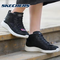 SKECHERS(斯凯奇)2018女士时尚短靴冬季女子靴子66666037-BKW