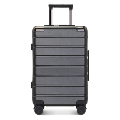 OSDY个性拉丝横条纹拉杆箱万向轮便携24寸旅行箱行李箱O-L1015