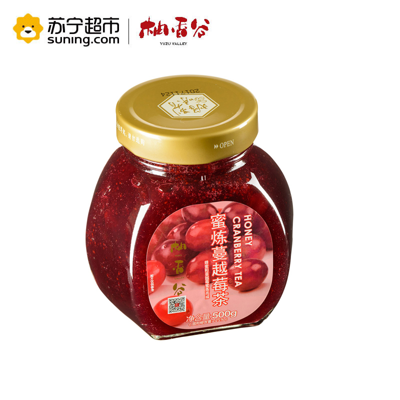 恒寿堂 柚香谷蜂蜜蜜炼蔓越莓500克