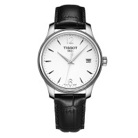 天梭(TISSOT)手表 俊雅系列 日历时尚石英女士手表