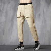 【COMEACROSS】冬季新款男式休闲裤运动男士修身裤子加绒加厚