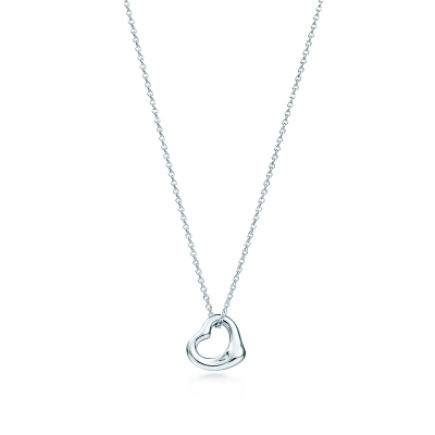 蒂芙尼（Tiffany & Co.)S925银项链10660092 心型爱心吊坠项链锁骨链