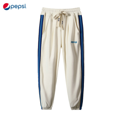 Pepsi/百事 夏季纯色中腰系绳运动休闲裤 P20C202
