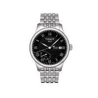 天梭(TISSOT)力洛克系列自动机械时尚商务休闲钢带男士手表T006.424.11.053.00