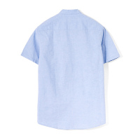 Hieiika 海一家2019夏季清新简约口袋装饰舒适透气短袖衬衫