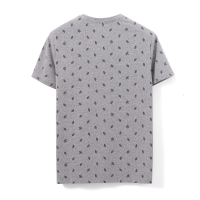 Hieiika 海一家男装2019夏季简约植物系列印花休闲日常短袖T恤