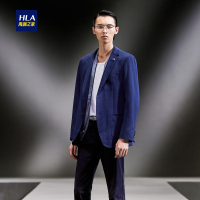 HLA海澜之家羊毛混色单件西服2018冬季舒适服帖时尚外套男HWXAD4E114A