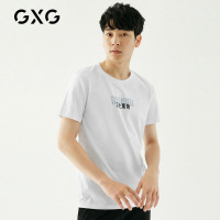 GXG男装 夏季男士潮流时尚帅气青年韩版流行百搭休闲短袖T恤男*