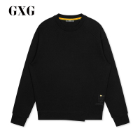 GXG男装[尚品] 商场同款韩版蜜蜂刺绣黑色时尚休闲卫衣