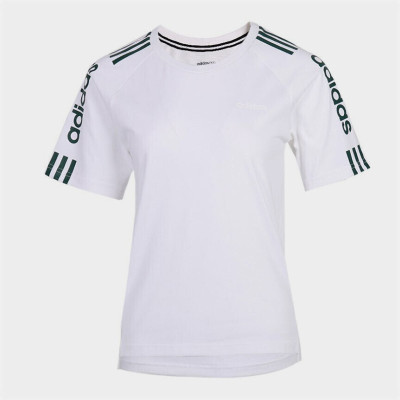 Adidas阿迪达斯NEO女装圆领短袖运动服休闲半袖T恤 FP7457
