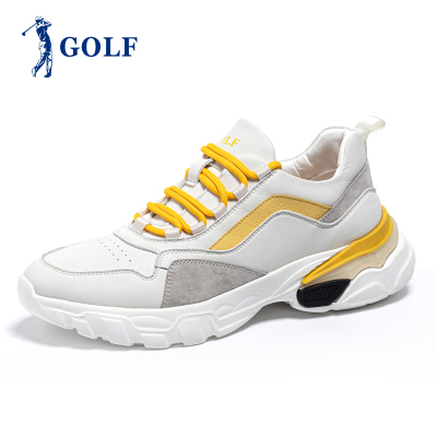 高尔夫/GOLF男鞋新款韩版潮流老爹鞋休闲鞋系带个性青年鞋子男