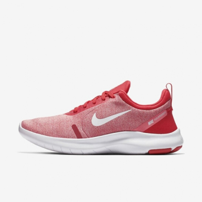 Nike耐克运动鞋女鞋红色Flex休闲跑步鞋AJ5908-800