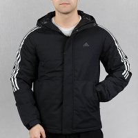 Adidas阿迪达斯羽绒服男冬季运动棉衣连帽保暖外套EH3995