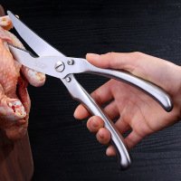 SSGP叁肆鋼德国不锈钢强力鸡骨剪厨房家用多功能剪刀鸡鹅鱼骨剪食物剪子
