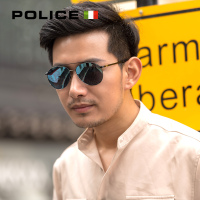 意大利POLICE 眼镜男太阳镜运动个性潮人长脸个性防紫外线