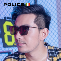 意大利POLICE墨镜男经典款半框防紫外线太阳眼镜驾驶眼镜男