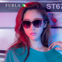 FURLA芙拉女式太阳镜2018新款潮防紫外线女墨镜粉色太阳镜