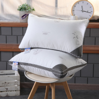 南极人(NanJiren)家纺 全棉羽丝绒枕头枕芯单只 床上用品透气单人助眠枕一只