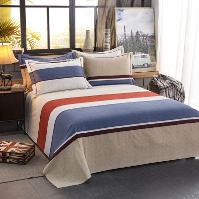 南极人(NanJiren)家纺 生态磨毛全棉床单单件 床上用品纯棉床罩单品