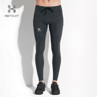 美国HOTSUIT后秀塑形系列健身裤男夏季新款紧身运动裤弹力透气跑步压缩裤