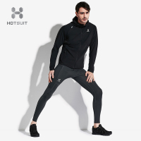 美国HOTSUIT后秀塑形系列健身裤男夏季新款紧身运动裤弹力透气跑步压缩裤