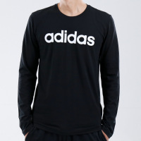 阿迪达斯（adidas）男装上衣圆领透气运动服长袖T恤套头衫DM4271