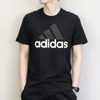 阿迪达斯（adidas）短袖男装运动大码休闲T恤S98731