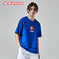 卡帕（Kappa）运动男款舒适透气休闲印花圆领短袖T恤K0912TD73