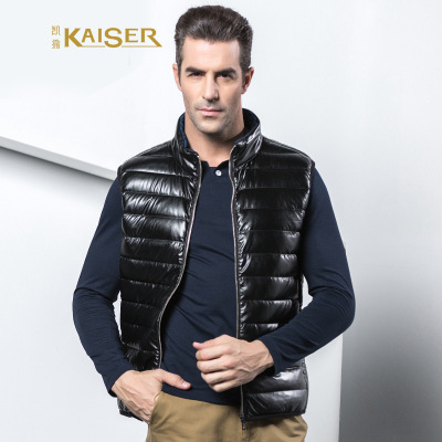 凯撒KAISER羽绒服立领休闲男式冬装外套时尚新款