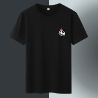 迪伽默 2020新款纯棉短袖T恤圆领熊猫印花