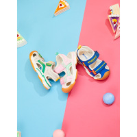 巴布豆家族男童童鞋儿童凉鞋2019夏季新款中小童包头女童沙滩鞋