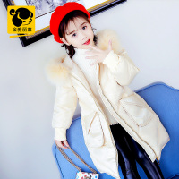 童装冬装女童棉衣2018新款儿童加厚棉服棉袄韩版时髦保暖洋气外套
