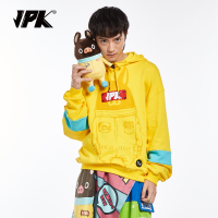 JPK X Aplus闪电宅急送联名潮牌合作款色男女连帽长袖情侣卫衣