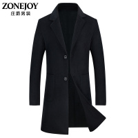 ZONEJOY/庄爵秋冬中长款毛呢外套男大衣96981921