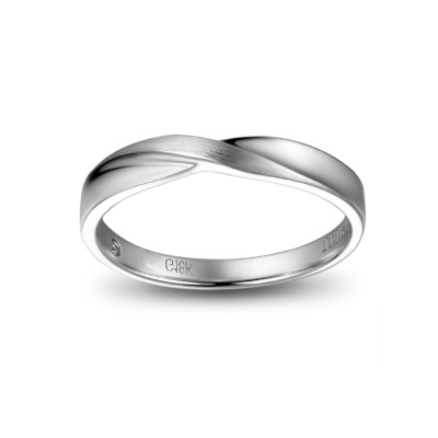 Leysen1855莱绅通灵珠宝 爱在比利时 18K金钻石戒指 结婚对戒男女系列钻戒 情侣戒指 男戒 戒指 钻石