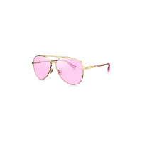 BOLON暴龙新款全框透色偏光太阳镜女士蛤蟆镜情侣个性的墨镜眼镜BL7029