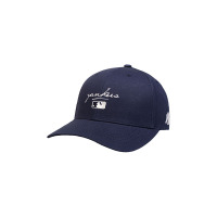 美职棒MLB棒球帽子 简约艺术字百搭潮NY洋基队 学生青少年男女鸭舌遮阳帽